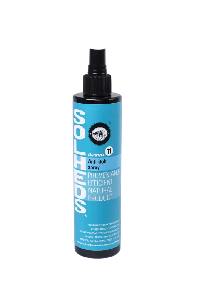 Derma11 Anti - Itch suihke 250ml Solheds - Koiran ihon ja haavan hoito - 037944 - 2