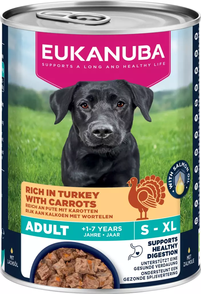 Dog Kana Kalkkuna Porkkana 400g säilyke Eukanuba - Koiran säilykkeet aikuisille koirille - 055234 - 1