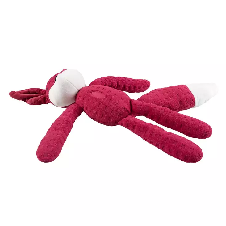 Rapiseva pehmokettu täyttöaukolla 42x37x7cm fuksia Duvo+ - Koiran pehmolelut - 054914 - 1