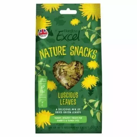 Luscious Leaves 60g Excel Burgess - Pieneläinten herkut ja namipalat - 052734 - 1