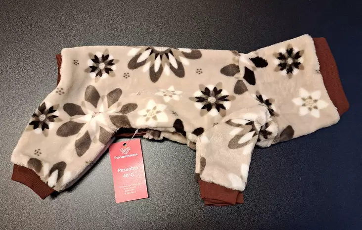 Haalari Pörröfleece S 31cm Pukuprinsessa - Koiran haalarit - 055344 - 1