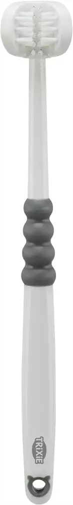 Hammasharja 3D 18cm valko-harmaa Trixie - Koiran hammashoito - 050344 - 1