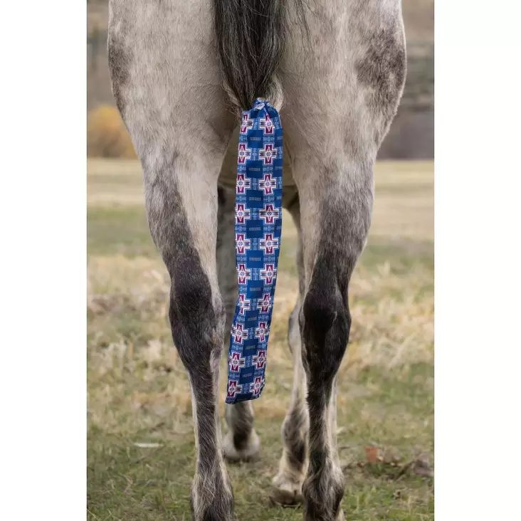 Häntäsuoja lycra Round Up tummansininen Schulz Equine - Hevosen kuljetus ja matkustaminen - 056644 - 1