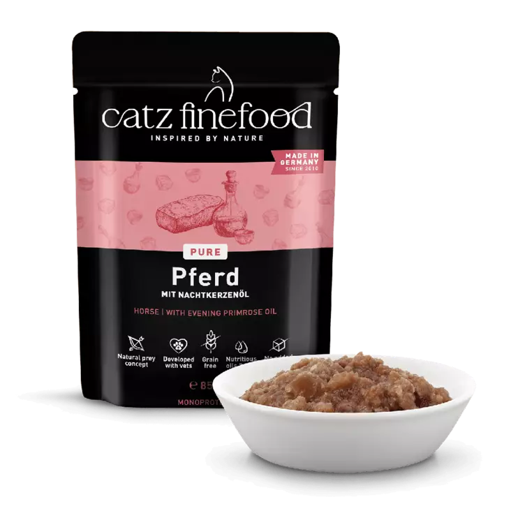 Hevonen 100% 85g pss Catz Finefood - Aikuisten kissojen säilykkeet - 038794 - 1