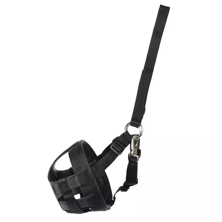 Hevosen kuonokoppa Airflow musta Hansbo Sport - Hevosen kuonokopat - 056594 - 1