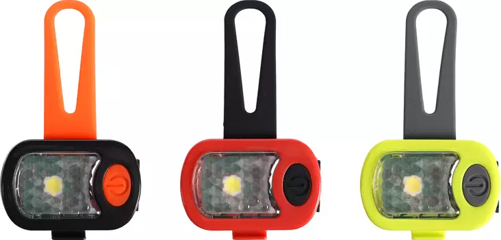 Huomiovalo Melvin LED 4x1x7cm värimix Flamingo - Koiran heijastimet ja turvavalot - 059814 - 1