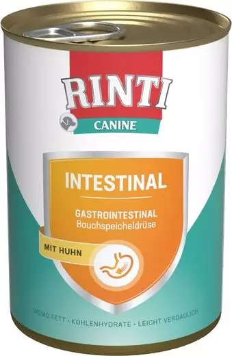 Intestinal Gastrointestinal kana 400g Rinti canine - Koiran säilykkeet erityisruokavaliot - 003824 - 2