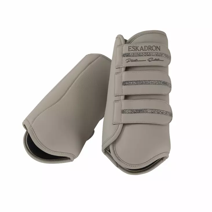Jännesuojat All Round Faux Leather TJ FULL pale grey Platinum 26 Eskadron - Hevosen vuohis- ja hivutussuojat - 058084 - 1