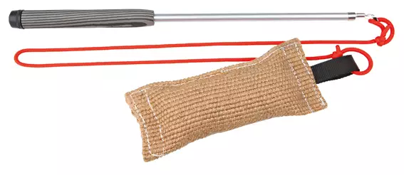 Juuttidummy onkikepillä 100/110/19cm Trixie - Koiran pallot ja heittolelut - 009224 - 1