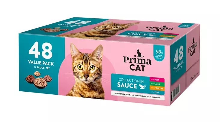 Kastikelajitelma Classic 48x85g PrimaCat - Aikuisten kissojen säilykkeet - 053884 - 2
