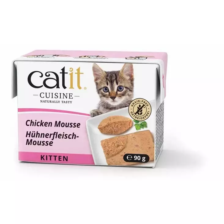 Kitten kanamousse 90g Catit Cuisine - Aikuisten kissojen säilykkeet - 052364 - 1