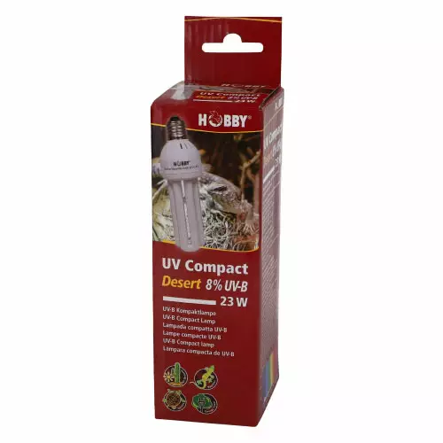 Energiansäästölamppu UV Compact Desert UV-B-lamppu 8 %, 23 W Hobby - Terraarion tarvikkeet ja kuivikkeet - 060234 - 1
