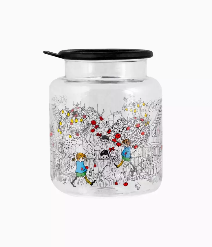 Lasipurkki Peppi Matkalla kotiin silikonikannella 2L Muurla - Koti ja sisustus - 046934 - 1