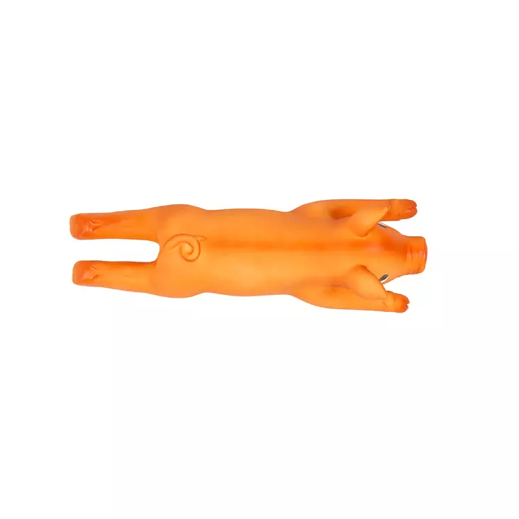 Latexpossu 24cm oranssi vinkuva Duvo+ - Koiran vinyyli-, latex- ja valolelut - 054934 - 1