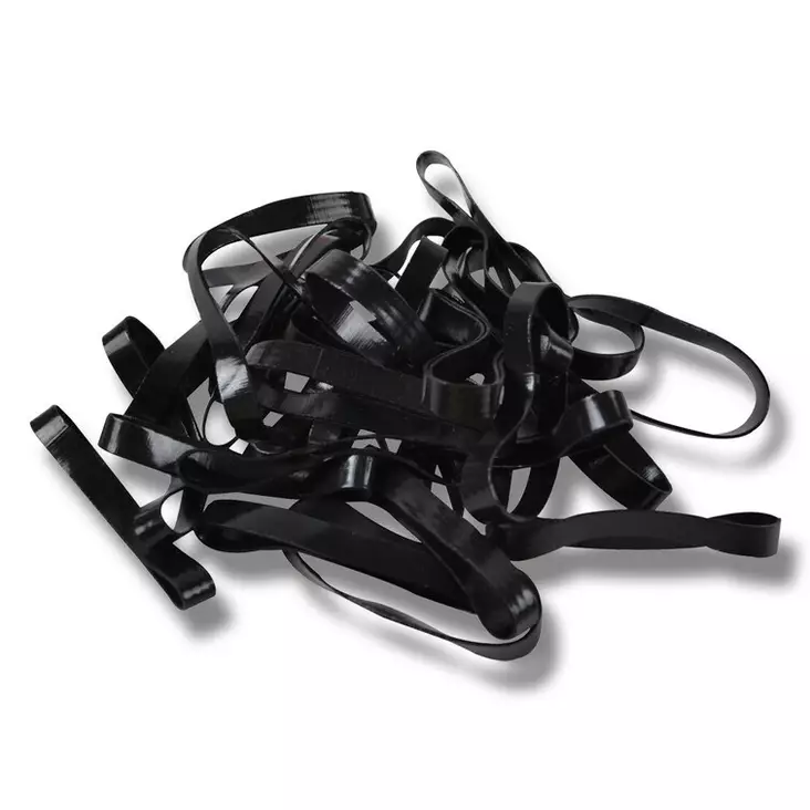 Letityskuminauhat 22mm 1800kpl musta Hansbo Sport - Hevosen harjat, suat ja letitys - 050694 - 1