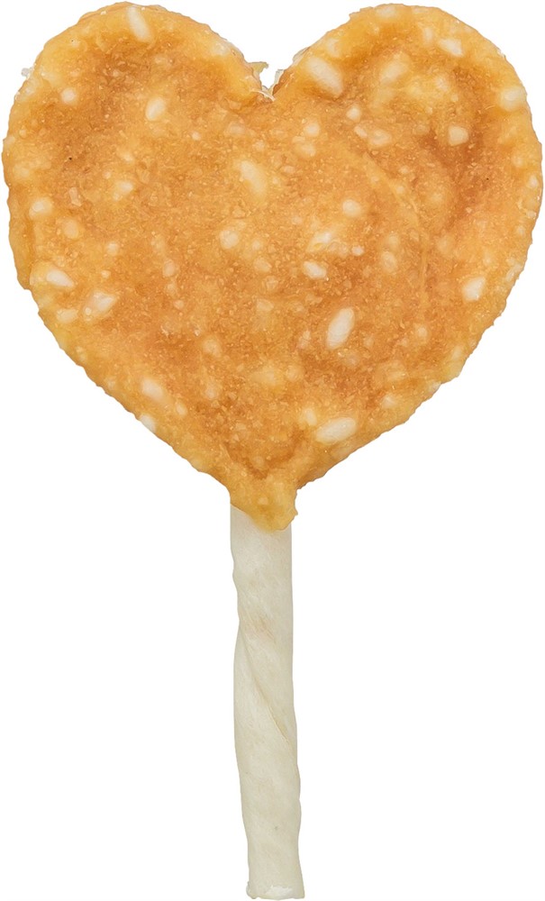 Lollipop sydäntikkari kana-riisi 10cm KAPPALE Trixie - Koirien puruluut - 047534 - 1