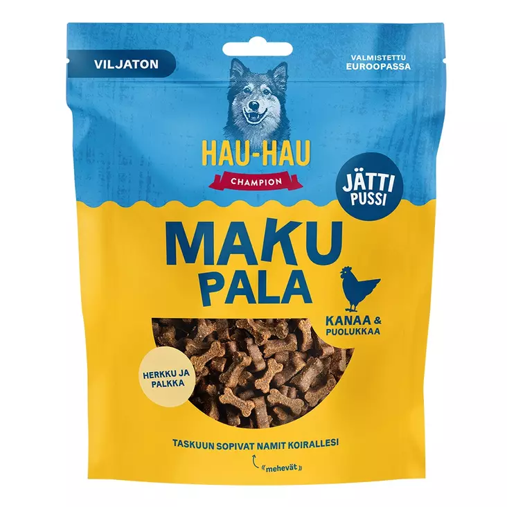 Makupala Kana Puolukka 500g viljaton HHC - Koiran herkut ja makupalat - 052254 - 1