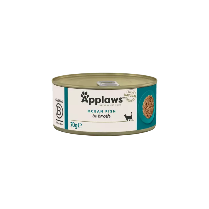Merikala 70g purkki Applaws Cat - Aikuisten kissojen säilykkeet - 003654 - 2