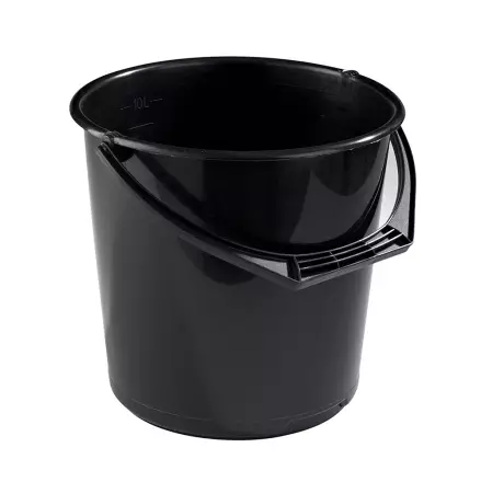 Muoviämpäri 10L musta Nordiska Plast - Kotieläinten juoma-astiat ja -automaatit - 029154 - 1