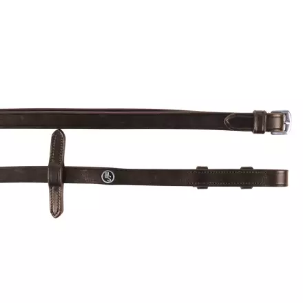 Nahkaohjat Jade sileät ruskeat Hansbo Sport - Ratsuhevosen ohjat ja apuohjat - 026954 - 1