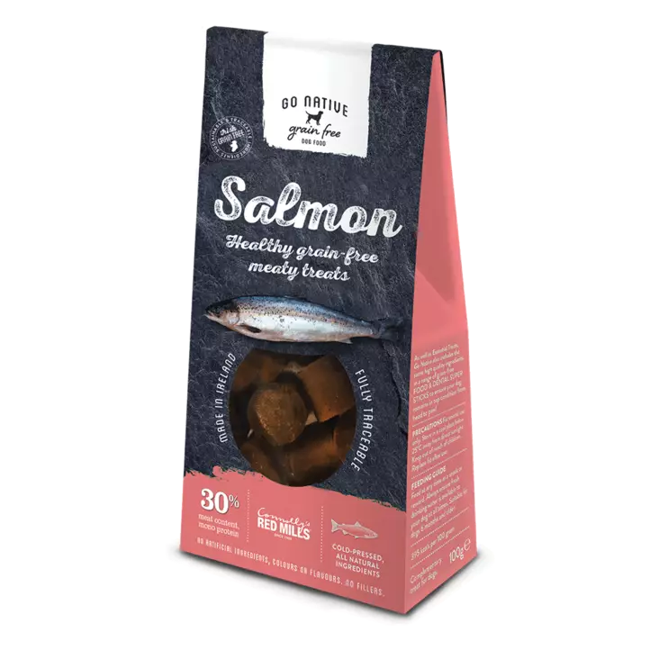 Namipala Salmon 100g grain free Go Native - Koiran herkut ja makupalat - 031934 - 1