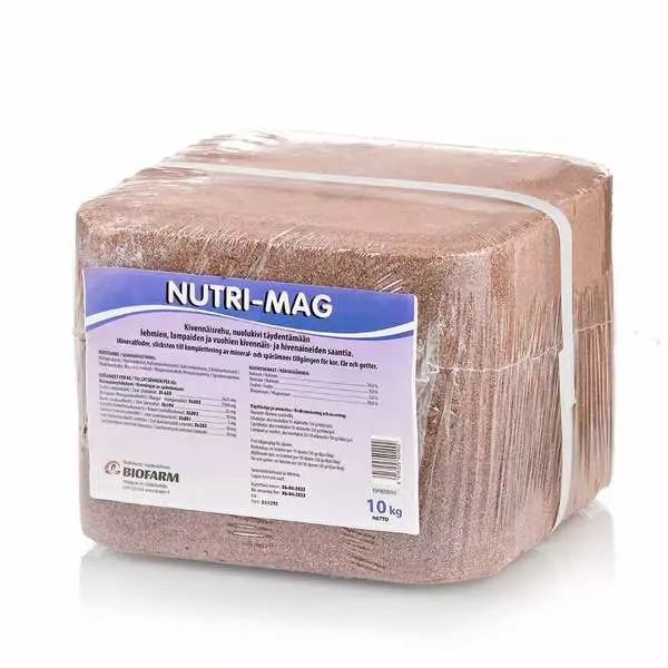 Nuolukivi 10kg Nutri Mag Biofarm - Kotieläinten suola ja nuolukivet - 052224 - 1