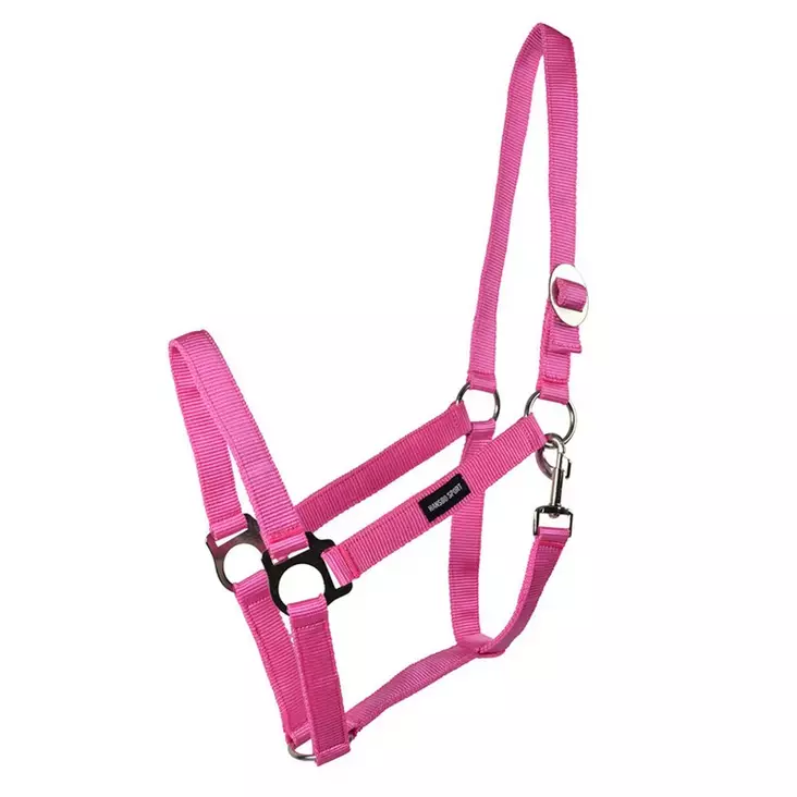 Nylonriimu Core roosa Hansbo Sport - Hevosen nylonriimut - 056614 - 1