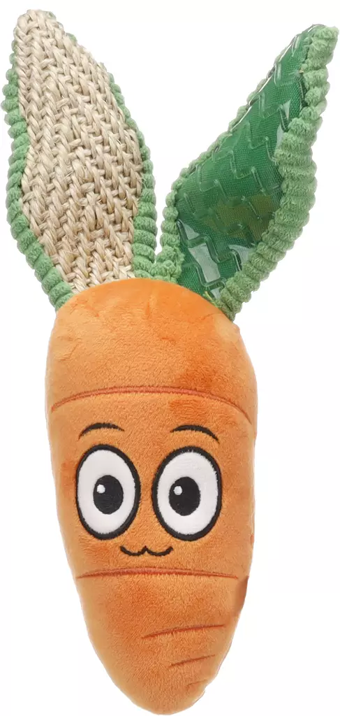 Pehmoporkkana Krafu 30cm oranssi - Koiran pehmolelut - 055564 - 1