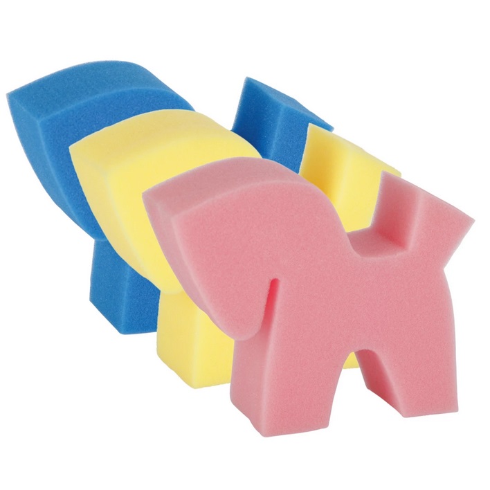 Pesusienisetti hevosfiguuri 3kpl HAC - Hevosen varusteiden hoito ja puhdistus - 047624 - 1