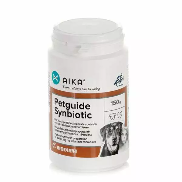 Petguide Synbiotic maitohappobakteerijauhe Aika Biofarm - Koiran lisäravinteet ja rehulisät - 020454 - 2
