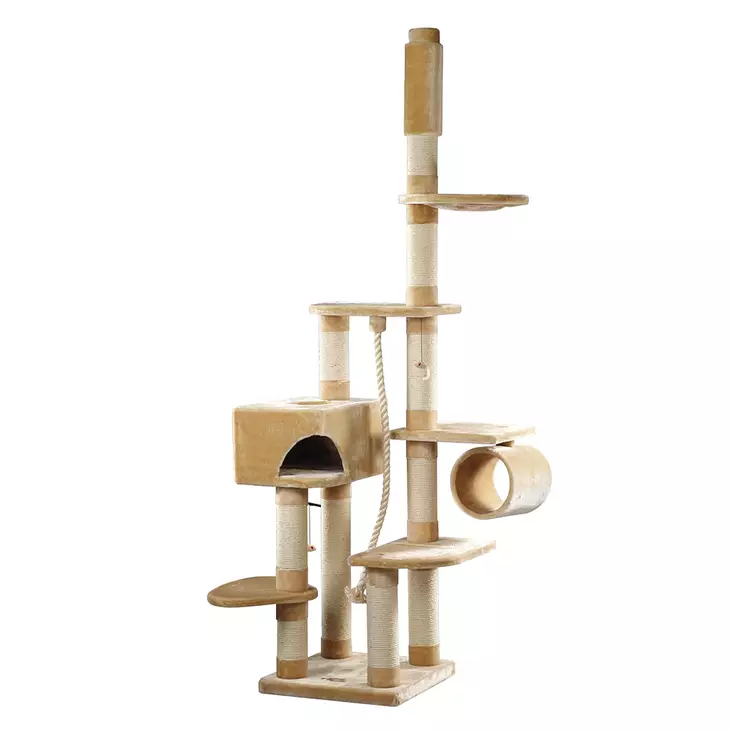 Raapimapuu Emperior-King beige EBI - Kissan korkeat ja isot raapimapuut - 052514 - 1