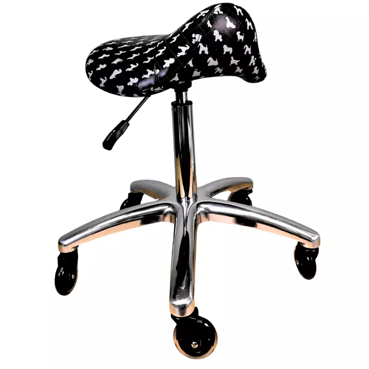 Satulatuoli Pro Comfort Rodeo K- Design rotukuviot Groom-X - Trimmauspöydät ja tarvikkeet - 057184 - 1