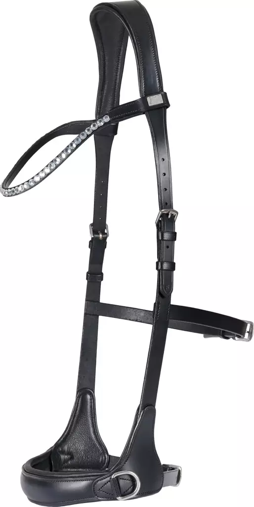 Suitset kuolaimettomat musta HorseGuard - Ratsuhevosen suitset ja turpahihnat - 057254 - 1