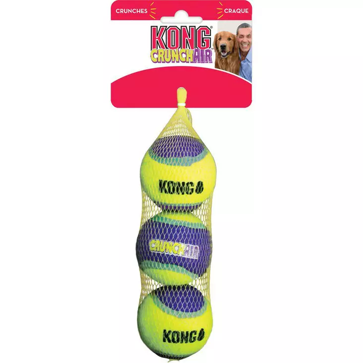 Tennispallo CrunchAir 3kpl S/5cm KONG - Koiran pallot ja heittolelut - 044444 - 1