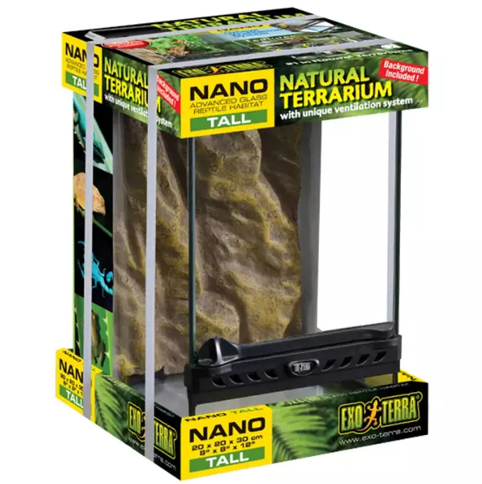 Terraario Nano Tall 20x20x30cm ExoTerra - Terraariot - 055384 - 1