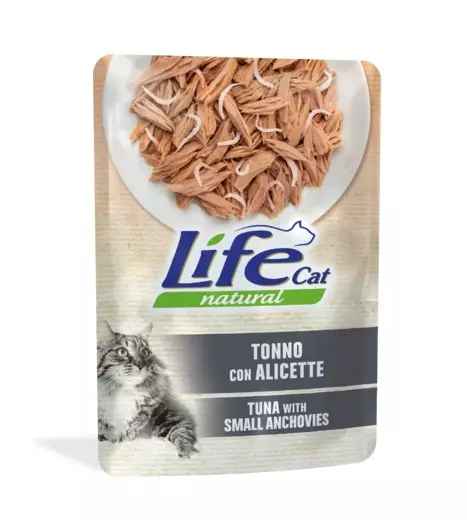 Tonnilkala Silli 70g pss hyytelö LifeCat - Aikuisten kissojen säilykkeet - 003904 - 2