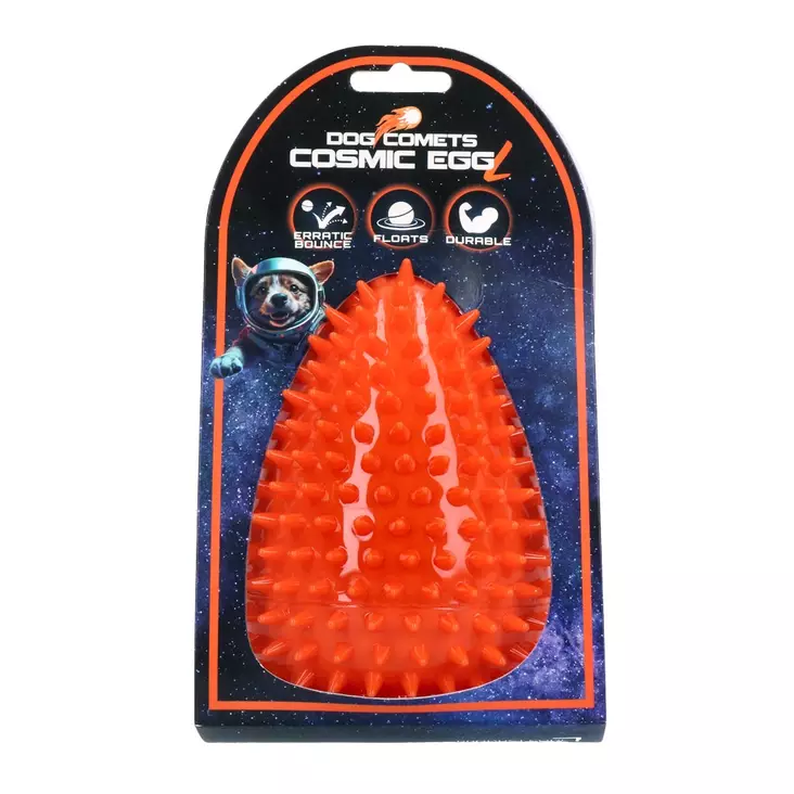 Munapallo Cosmic Egg oranssi Dog Comet - Koiran pallot ja heittolelut - 056754 - 1