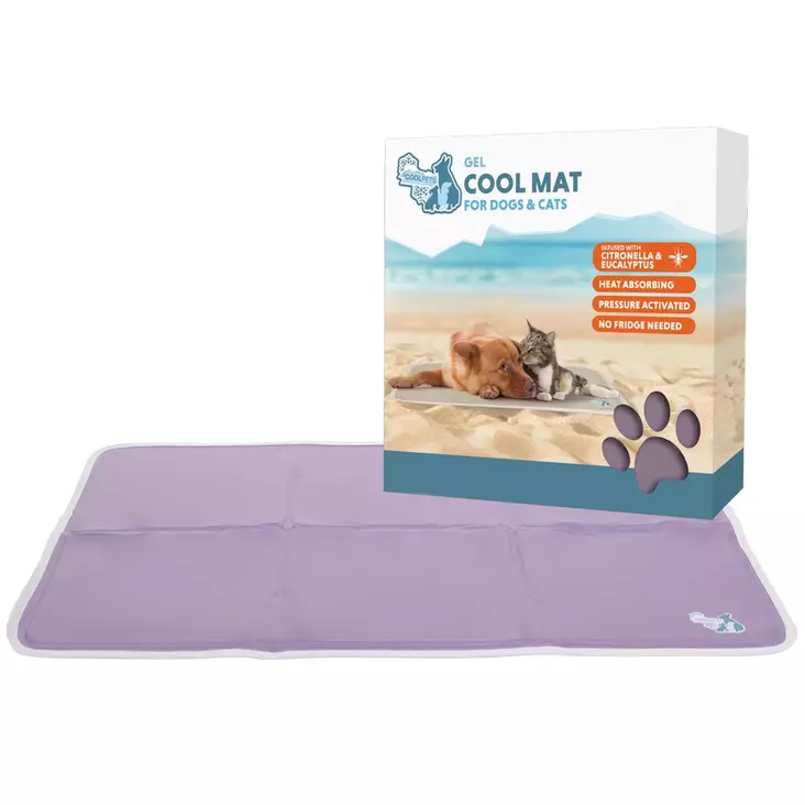 Viilennysmatto Gel Cooling Mat lila CoolPets - Koiran viilentävät tuotteet - 057344 - 1