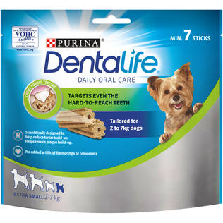 Dentalife Extra Small 2-7kg 7kpl 69g Purina - Koirien funktionaaliset makupalat - 013055 - 1