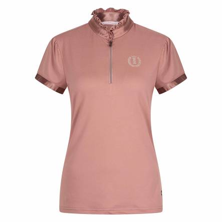 Lyhythihainen poolopusero vetoketjulla Anna rosie Imperial Riding - Ratsastustakit ja -liivit - 038615 - 1