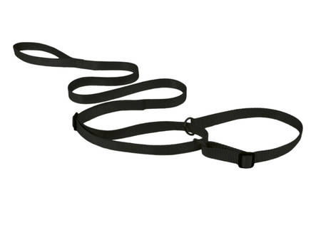 Näyttelytalutin 1/2-kiristävä musta 12mmx150cm Show Tech - Koiran näyttelytaluttimet - 029765 - 1