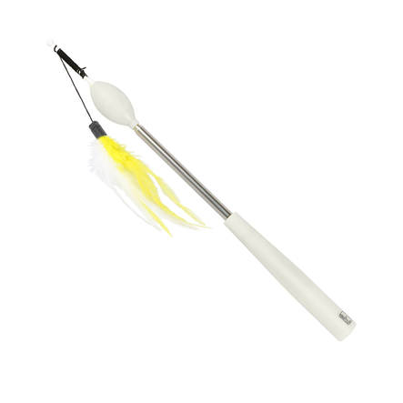 Teleskooppi Teaser 40-75cm valkoinen EBI - Kissan aktivointituoksut ja erikoislelut - 036485 - 1