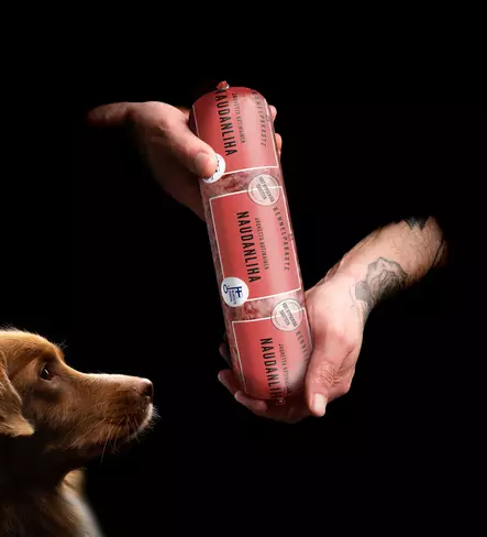 Naudanliha jauhettu 800g luuton Kennelpakaste - Koiralle pakastelihat ja -elimet - 000705 - 2