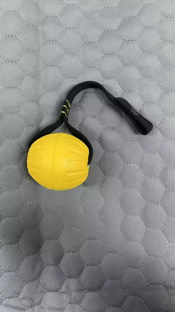 Pantapallo durafoam M noin 7/26cm kelta-musta - Koiran pallot ja heittolelut - 056635 - 2