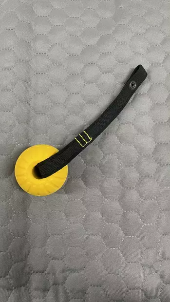 Pantapallo durafoam M noin 7/26cm kelta-musta - Koiran pallot ja heittolelut - 056635 - 1