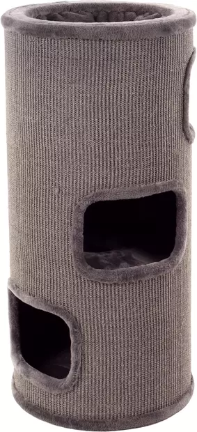 Raapimatynnyri Enes M 42x42x90cm harmaa Flamingo - Kissan raapimatynnyrit ja -tornit - 056795 - 1