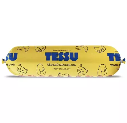 Broilerin jauheliha luullinen 500g Tessu - Koiralle pakastelihat ja -elimet - 028505 - 2