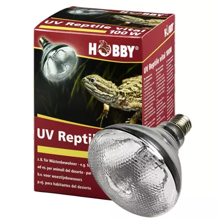 Sekavalolamppu UV Reptile Vital 100W Hobby - Terraarion tarvikkeet ja kuivikkeet - 060235 - 1