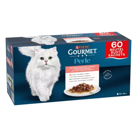 Gourmet Perle Mini Filets 60x85g kastike - Aikuisten kissojen säilykkeet - 007045 - 3