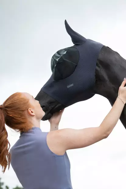 Hyönteishuppu Dynair Mesh Pro Tube navy Eskadron - Kesätuotteet hevosille - 055995 - 2